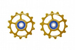 <strong>Limited Colors</strong><br />Black - 14T Narrow Wide<br />Gold - 14T Narrow Wide CeramicSpeed Shimano XT/XTR 12s NW Pulley Wheels