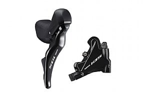 <strong>Limited Models</strong><br />Right/Rear, Flat Mount Shimano 105 ST-R7025 Shifter with BR-R7070 Disc Brake