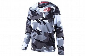 <strong>Limited Color/Sizes</strong><br />Spray Camo White - X-Large<br />Spray Camo Army - Small<br />Spray Camo Army - Medium<br />Spray Camo Army - Large<br />Spray Camo Army - X-Large Troy Lee Designs Youth Flowline LS Jersey