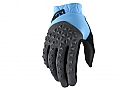 100% Geomatic Gloves Cyan/Charcoal