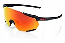 100% Racetrap 3.0 Sunglasses Soft Tact Black/HiPER Red Multilayer Mirror Lens