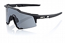 100% Speedcraft Sunglasses Soft Tact Black - Smoke