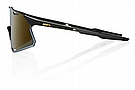 100% Hypercraft Sunglasses Matte Black/Soft Gold Mirror Lens
