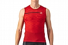 Castelli Mens Insider Sleeveless Jersey Dark Red