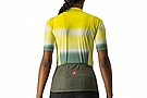 Castelli Womens Dolce Jersey (2022) Sulphur/Military Green