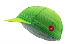 Castelli Rosso Corsa Cycling Cap Electric Lime