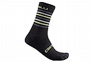 Castelli Mens Gregge 15 Sock Black/Dark Gray
