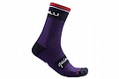 Castelli Mens Quindici Soft Merino Sock Purple