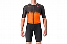 Castelli Mens Sanremo Ultra Speed Tri Suit Black/Brilliant Orange