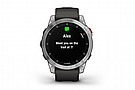 Garmin EPIX Steel GPS Watch Phone Notifications