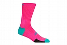 Giro HRC Team Sock Neon Pink / Teal