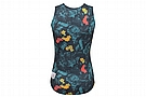 Pearl Izumi Womens Transfer Mesh Tank Baselayer Floral Blues