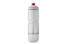 Polar Bottle Breakaway Insulated 24oz Bottles Ridge - White/Silver