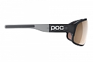 POC Crave Sunglasses Uranium Black/Translucent Grey - Brown/Silver Mirr