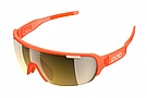 POC DO Half Blade Sunglasses Fluor. Orange Translucent-Violet/Gold Mirror