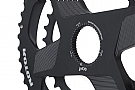 Rotor Direct Mount 2x Chainring Set Rotor Aldhu Q Spidering Oval Direct Mount Chainring Set