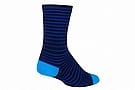 Sock Guy SGX 6 Inch Sock Navy Stripe