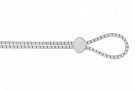TYR Sport Goggle Bungee Cord Strap Kit White w/ White Toggle