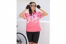 Terry Womens Actif Jersey - Plus Size Flower Fade/ Coral