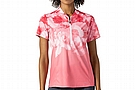 Terry Womens Actif Jersey - Plus Size Flower Fade/ Coral