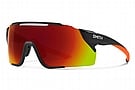 Smith Attack MAG MTB Sunglasses Matte Black Cinder - ChromaPop Red Mirror Lenses