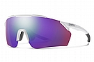 Smith Ruckus PivLock Sunglasses Matte White - ChromaPop Violet Mirror Lenses
