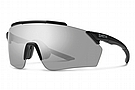Smith Ruckus PivLock Sunglasses Matte Black - ChromaPop Platinum Mirror Lenses