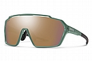 Smith Shift MAG Sunglasses Alpine Green - ChromaPop Rose Gold Mirror