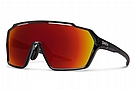 Smith Shift MAG Sunglasses Black - ChromaPop Red Mirror Lenses