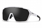 Smith Shift MAG Sunglasses Matte White - ChromaPop Black Lenses