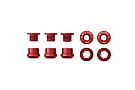 Wolf Tooth Components Set of 5 Alloy Chainring Bolts for 1x Drivetrains Red
