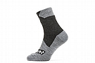 SealSkinz Waterproof All Weather Ankle Length Sock Black/Grey Marl