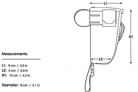 Apidura Backcountry Food Pouch [ABP-0000-000]