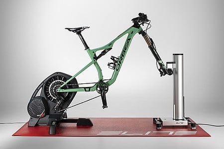 Interactive indoor outlet bike trainer