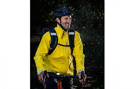 Showers Pass Waterproof Breathable Transit Jacket Reflective Yellow Mens  Small