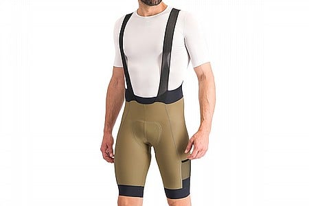 High compression girdle to the knee with semi-thick suspenders and