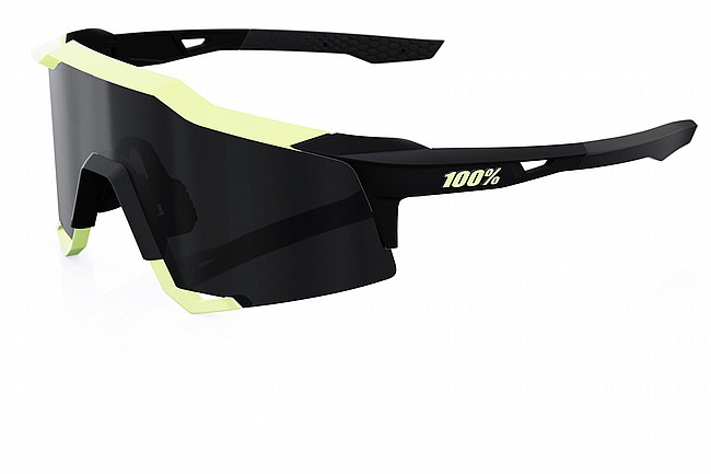 100% Speedcraft Sunglasses Soft Tact Glow/Black Mirror Lens