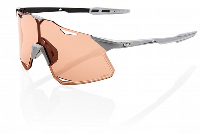 100% Hypercraft Sunglasses Matte Stone Grey/HiPER Coral Lens
