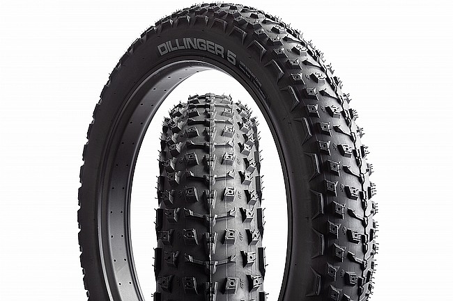 45Nrth Dillinger 5 Custom Studdable 27.5" Fat Bike Tire 27.5 x 4.5 - Black
