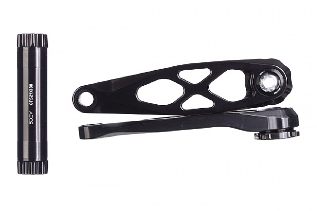 5DEV Road/Gravel Cranks Black
