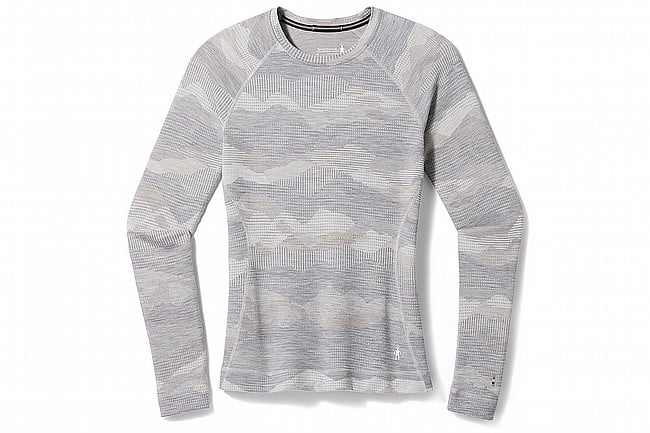 Smartwool Womens Classic Thermal Merino Base Layer Light Grey Mountain Scape