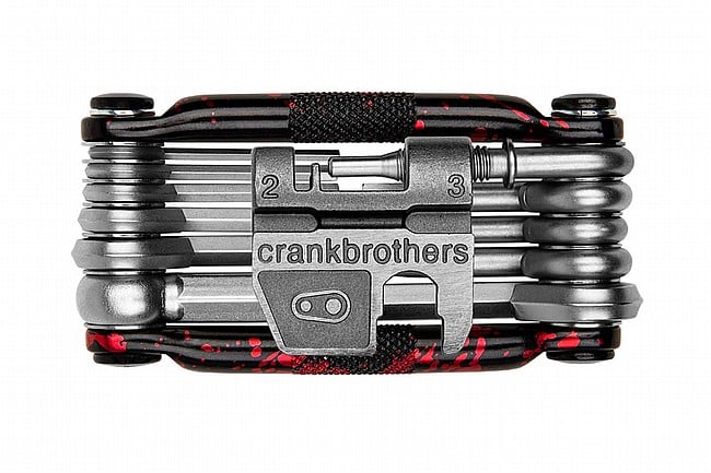 Crank Bros Multi-17 Tool Splatter Paint Red