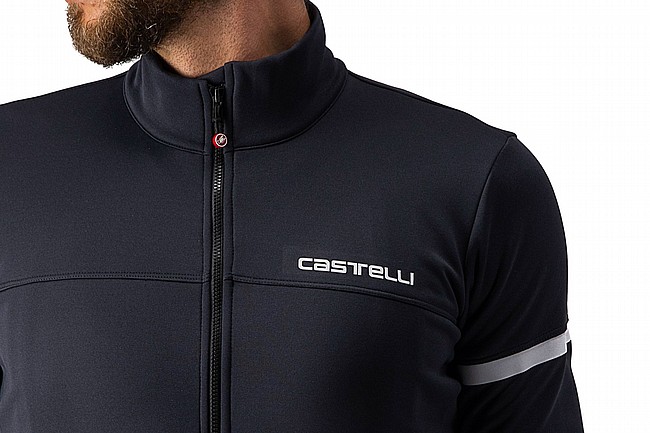 Castelli Mens Fondo 2 Jersey FZ Light Black/White Reflex