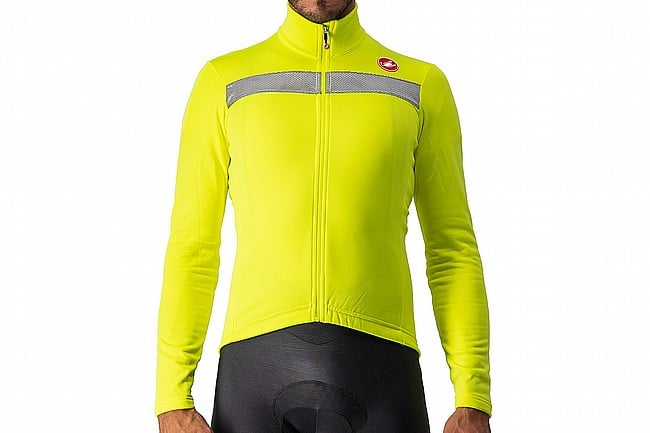Castelli Mens Puro 3 Jersey FZ Saville Blue/Black Reflex