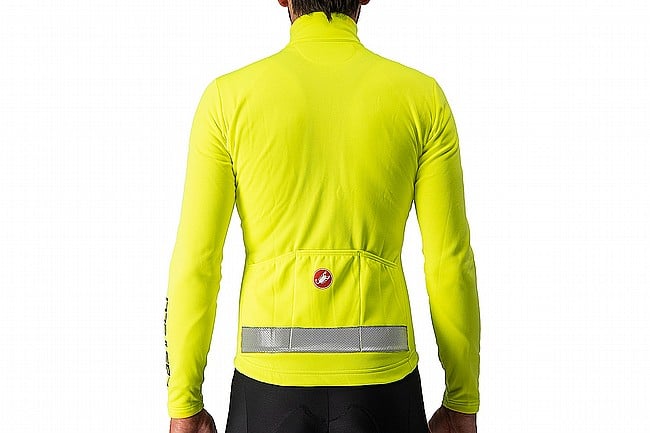 Castelli Mens Puro 3 Jersey FZ Saville Blue/Black Reflex