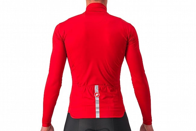 Castelli Mens Pro Thermal Mid LS Jersey Pompeian Red