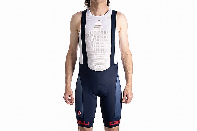 Castelli Mens Competizione 2 Bibshort LTD Belgian Blue/Red