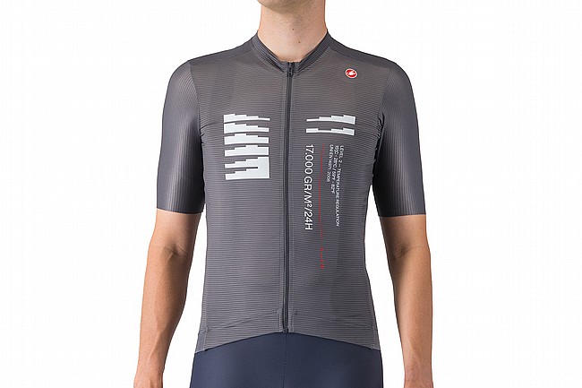 Castelli Mens Espresso R-A/D Jersey Smokey Grey