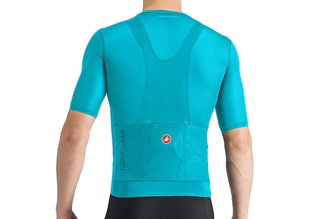 Castelli Mens Superleggera A/C Jersey Pool Blue