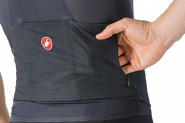 Castelli Mens Superleggera A/C Jersey Light Black